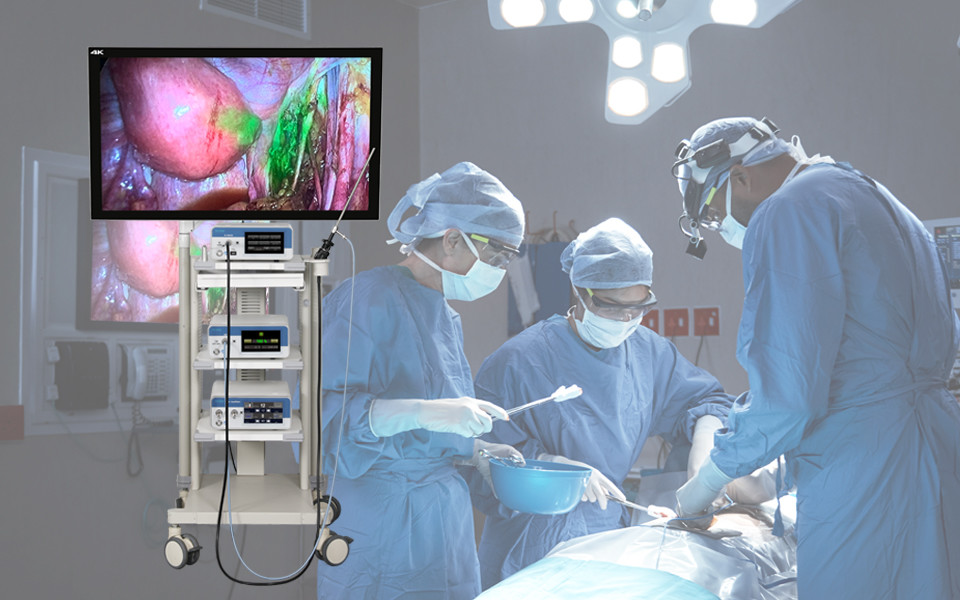 Neueste Unternehmensnachrichten über Revolutionäre Chirurgie: Die Kraft der 4K-Fluoreszenzendoskopie für höhere Präzision und Sicherheit