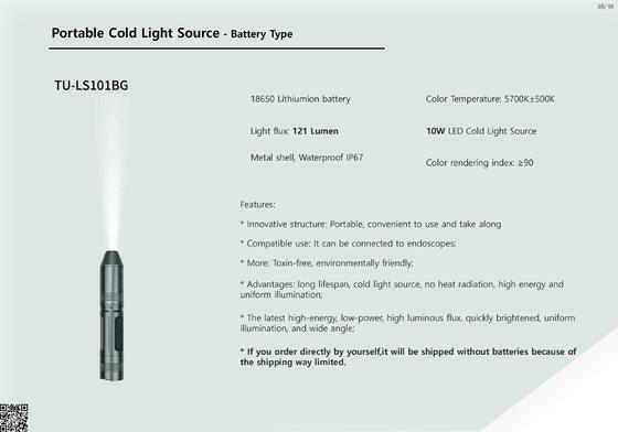 kaufen Tuyou TU-LS101BG Medizinische LED 10W Tragbare Kaltlichtquelle USB für HNO on-line-Fertigung