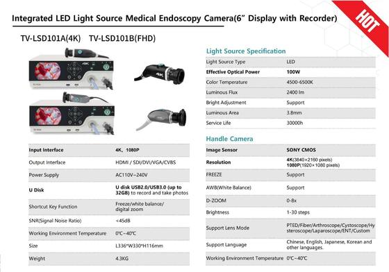 kaufen Tuyou TV-LSD101A 4K Endoscope Camera System with 6 inch Screen and 1/2.8