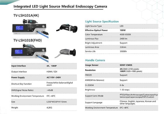 kaufen 4K Endoscope Camera with HDMI/SDI Output One-touch Freeze and Dual USB Ports for Medical Endoscope Imaging System on-line-Fertigung