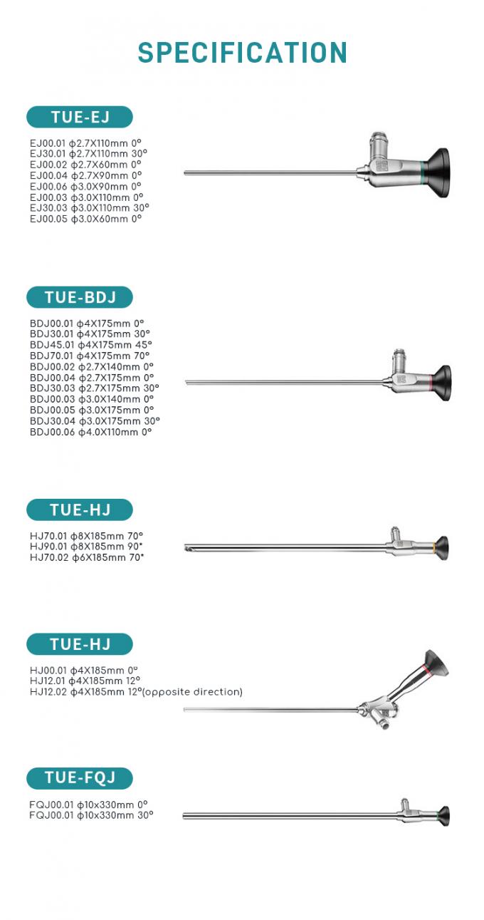 10 X 330mm 2,9 X 302 30 Grad optisches starres Endoskop Laparoskopische Linse für die Laparoskopie Hysteroskopie 2