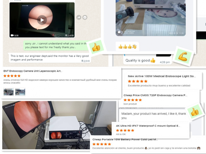 Full HD Endoskop Medizinische Kamera 100W Lichtquelle für HNO Urologie Gynäkologie Ophthalmologie 3