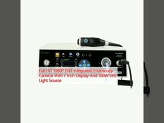Full HD 1080P ENT-Integrierte Endoskopie-Kamera mit 7-Zoll-Display und 100-Watt-LED-Lichtquelle